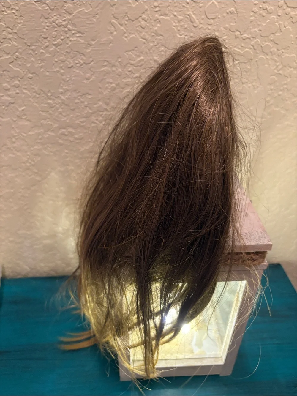 Brown Women's Clip-On Ponytail Hairpiece 21